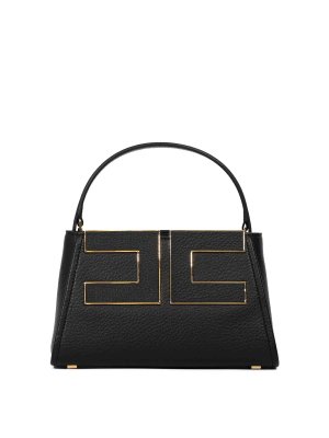 ELISABETTA FRANCHI: トートバッグ - トートバッグ - 黒