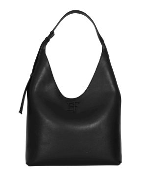 ELISABETTA FRANCHI: borse a spalla - Borsa Hobo Grande Effetto Pelle Con Logo