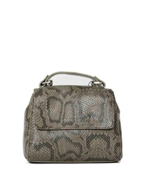 ORCIANI: shopper - Borsa A Mano Sveva Exotic Mini