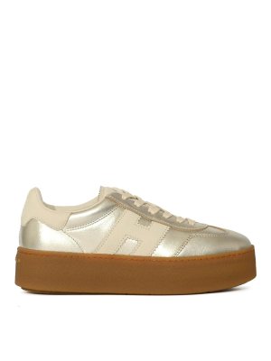 HOGAN: Chaussures de sport - Baskets - Or