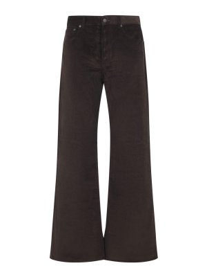 Acne Studios: カジュアルトラウザー - カジュアルパンツ - ダークブラウン