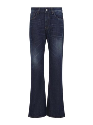 Acne Studios: Jeans acampanados - Jeans Acampanados - Azul Oscuro
