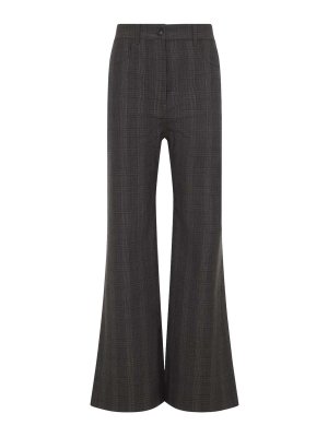 Acne Studios: flared jeans - Pinstripe Pant