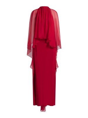 ALBERTA FERRETTI: maxi dresses - Enver Satin Long Dress