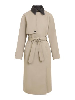 BOTTEGA VENETA: trench coats - Belted Trench Coat