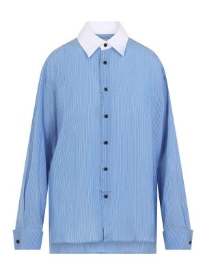 BOTTEGA VENETA: Camisas - Camisa - Azul