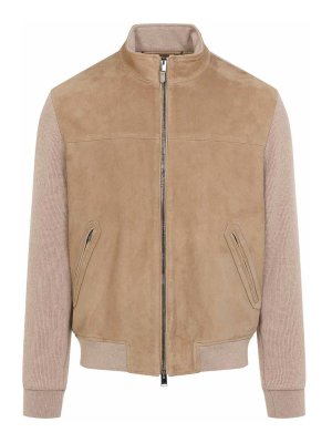 CANALI: ボンバージャケット - ボンバージャケット - ベージュ