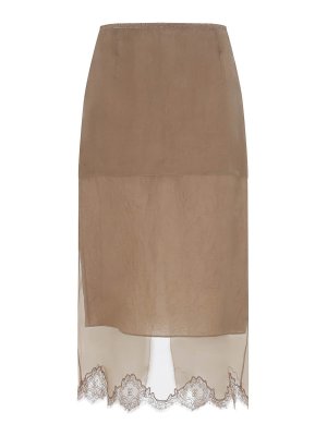 CARVEN: Lange Röcke - Langer Rock - Camel
