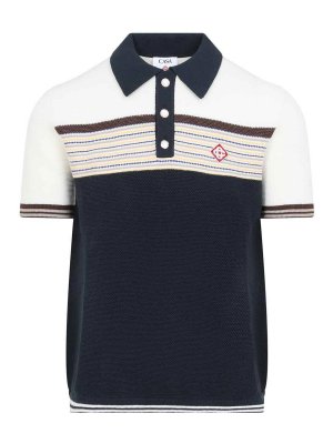 CASABLANCA: Poloshirts - Poloshirt - Dunkelblau