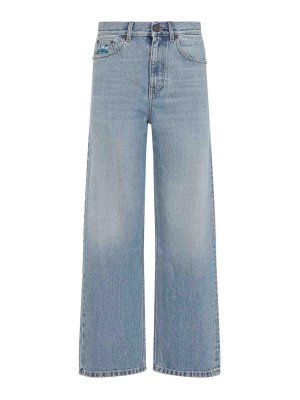 CHLOE': Jeans Rectos - Vaqueros Rectos - Azul