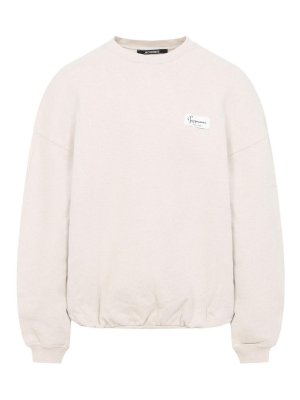 JACQUEMUS: Sudaderas y suéteres - Sudadera - Beis