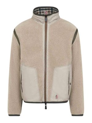 MONCLER: cardigans - Grenoble Zip Up Cardigan Jacket