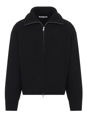 STUDIO NICHOLSON: maglia collo rotondo - Maglione Sandos Rib Zip Through