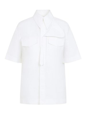 BOTTEGA VENETA: Camisas - Camisa - Blanco