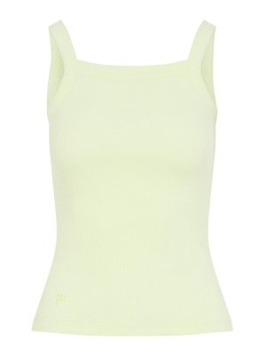 PANGAIA: Tops y camisetas sin mangas - Top - Amarillo