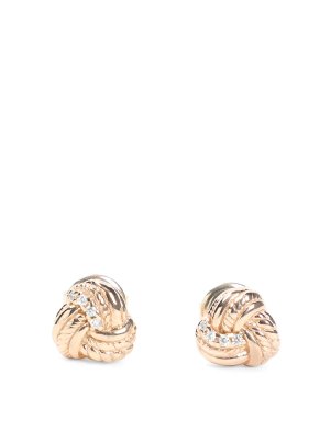 BOTTEGA VENETA: Pendientes - Pendientes - Blanco