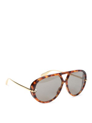 BOTTEGA VENETA: Gafas de sol - Gafas De Sol - Marrón