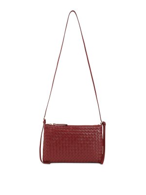 BOTTEGA VENETA: Bolsos de hombro - Bolsa De Hombro - Rojo