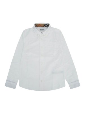 BURBERRY: shirts - Kids' Cotton Shirt