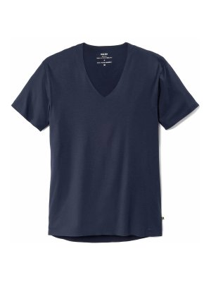 CALIDA: Col en V - Pull À Col V - Bleu