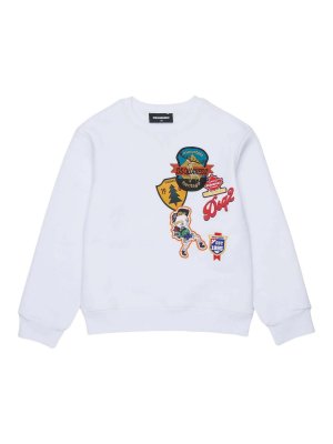 DSQUARED2: Sweatshirts und Pullover - Sweatshirt - Weiß