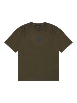 DSQUARED2: t-shirts - Kids' Green Cotton Crew-Neck T-Shirt