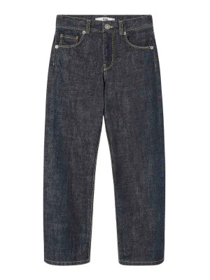 Fendi Jr: straight leg jeans - Kids' Selvedge Denim Jeans