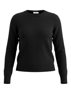 GRAN SASSO: Strickpullover mit Rundhalsausschnitt - Rundhalspullover - Schwarz