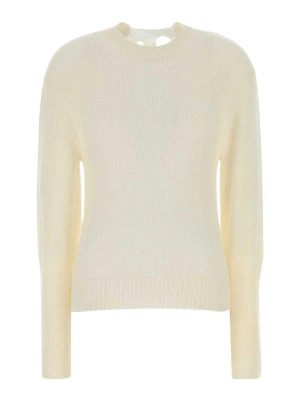 LANVIN: Pull col rond - Pull Col Rond - Argent