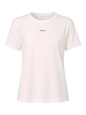 MEIMEIJ: t-shirt - T-shirt bianca in cotone