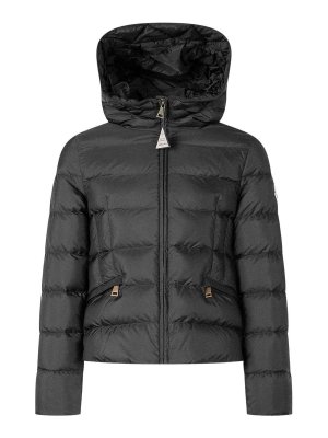 MONCLER: ダウン・ハイテクジャケット - ダウンジャケット - 黒