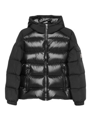 MONCLER: blazers - Black Hyoseris Puffer Jacket