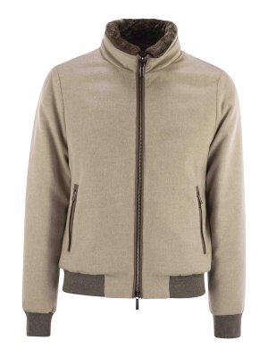 MOORER: Blazer - Blazer - Taupe