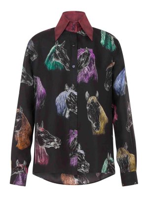 MOSCHINO: Camisas - Camisa - Negro