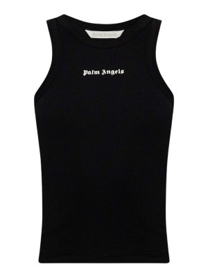 Palm Angels: Tops y camisetas sin mangas - Top - Negro