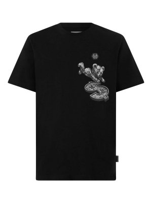 PHILIPP PLEIN: Tシャツ - Tシャツ - 黒