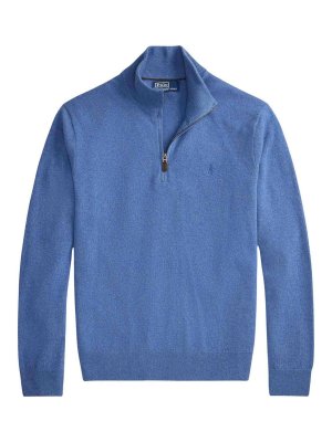 POLO RALPH LAUREN: クルーネック - クルーネック - ブルー
