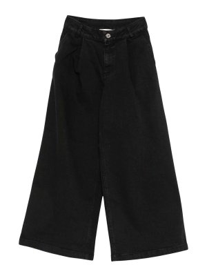 TWINSET: ストレートジーンズ - ストレートジーンズ - 黒