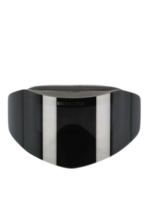 BALENCIAGA: Glasses - Shield Sunglasses
