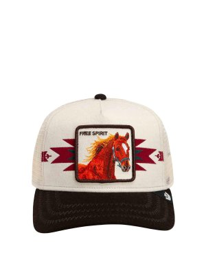 GOORINS BROS: hats & caps - Ivory Canyon Free Spirit Trucker Cap