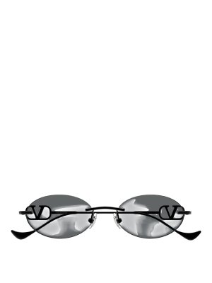 VALENTINO: Lunettes de soleil - Lunettes De Soleil - Noir