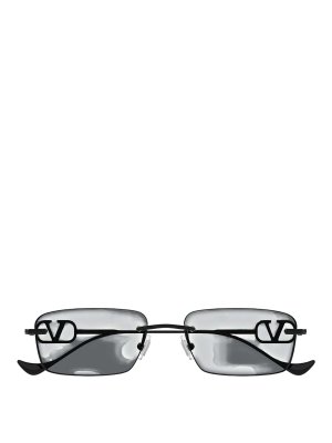 VALENTINO: Lunettes de soleil - Lunettes De Soleil - Noir