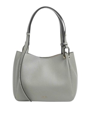 FURLA: totes bags - Agave Green Nuvola M Tote Bag