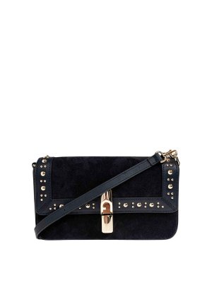 FURLA: totes bags - Suede Iride S Studded Handbag