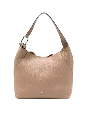 FURLA: borse a spalla - Borsa a tracolla Lara M color marrone toffee