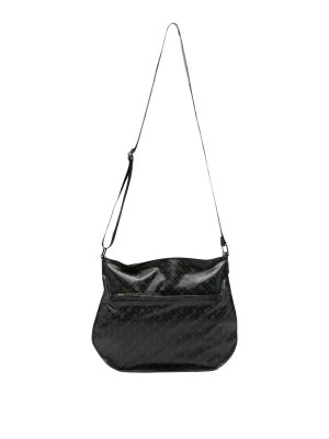 GHERARDINI: cross body bags - Dark Grey Logo Crossbody Bag