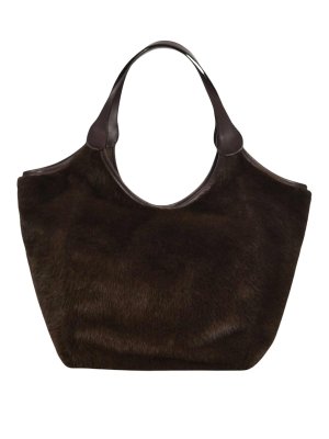 GRAN SASSO: shopper - Borsa tote in pelliccia sintetica
