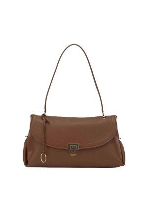 SALVATORE FERRAGAMO: borse a spalla - Borsa a tracolla in pelle di vitello