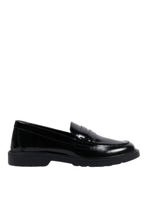 Fendi Jr: Loafers & Slippers - Kids' Black Penny Loafers