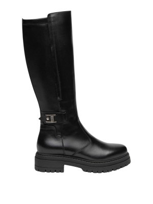 NEROGIARDINI: ankle boots - Zip Shoes with Removable Insole